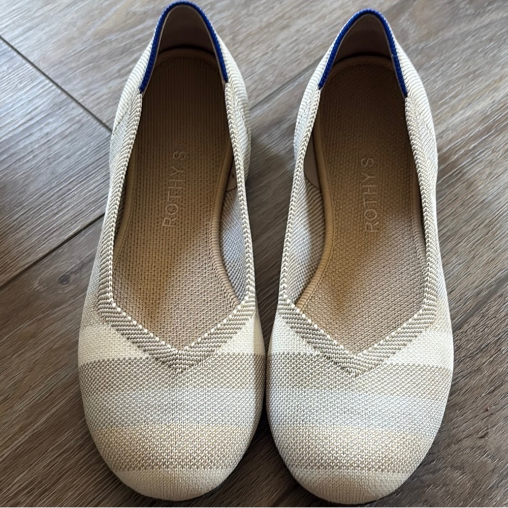 Rothy's Cream Flats Versatile and Comfortable